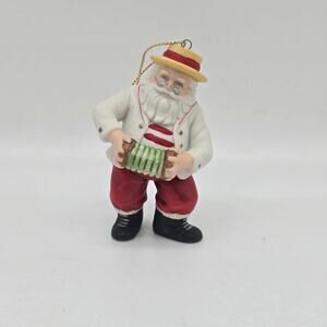 VTG Danbury Mint Santa Around the World Christmas Porcelain Ornament Italy